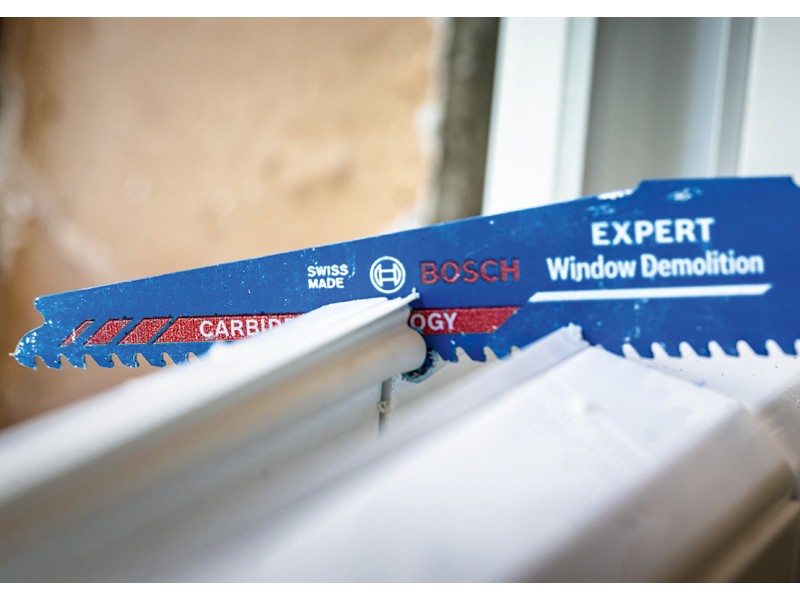 List Bosch za sabljasto žago EXPERT ‘Window Demolition’ S 956 DHM, Pakiranje: 10kos, 150mm, 6TPI, za Aluminij, Les, 2608900386